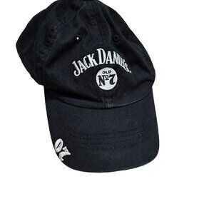 Jack Daniels Old No 7 Embroidered Black Hat Cap Adjustable‎ Fit Whiskey Scotch